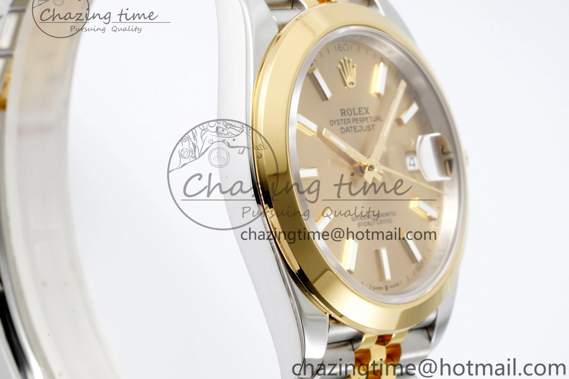 MiroTime 0124 Breathable DateJust 41 SS YG Polished Bezel KING 1:1 Best Edition 904L Steel YG Dial on Jubilee Bracelet VR 2221